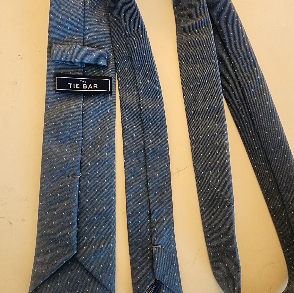 The Tie Bar Blue Dot Tie
